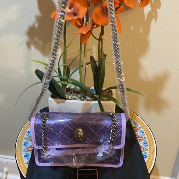 Kurt Geiger London Kensington Vinyl Shoulder Bag - Picture 7 of 13